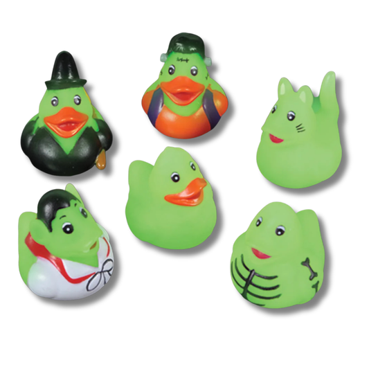 Halloween Mini Glow In Dark Duckies Kids Toy - Assorted