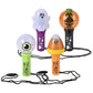 Halloween Themed Light Up Spinning Wand Necklace Kids Toy - Assorted